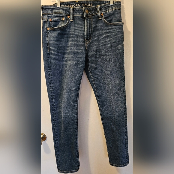 American Eagle Outfitters Other - American Eagle Jeans Mens 32x32 AirFlex+ Blue Denim Athletic Skinny